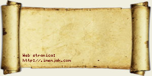 Emilija Trnjaković vizit kartica